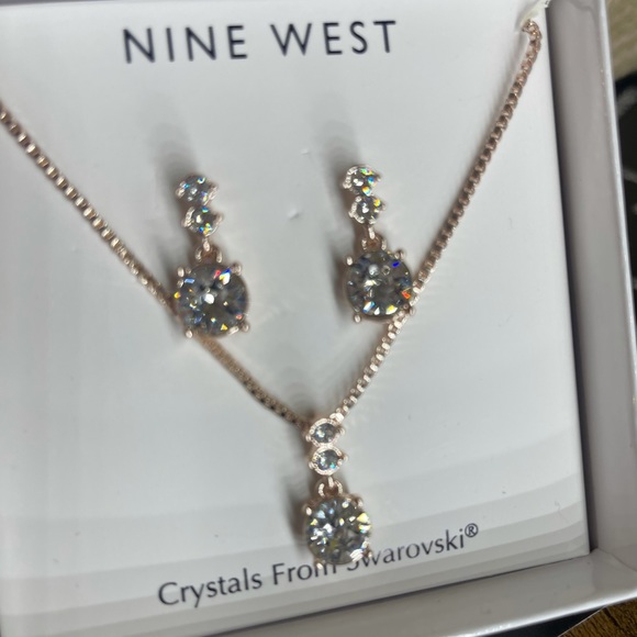 Nine West Necklace & Earrings Set - Picture 2 of 2